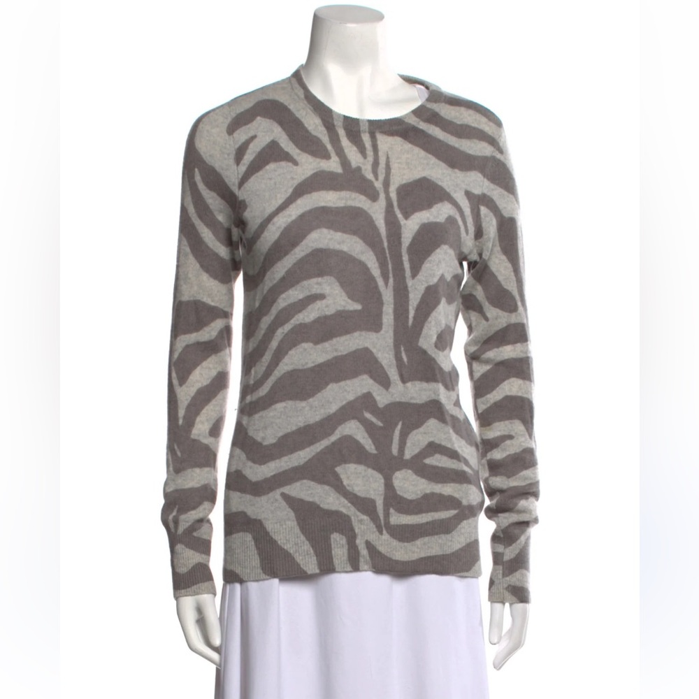 Equipment 100% Cashmere Gray Crewneck Sweater SZ S